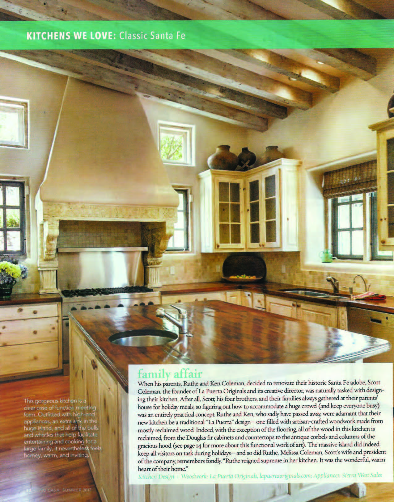 La Puerta Originals featured in Su Casa Magazine