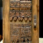 Door with Carving Back