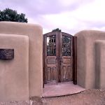 Custom arched double gate