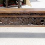 fireplace mantel with antique panels