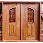 door with shutters front