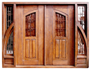 door with shutters front