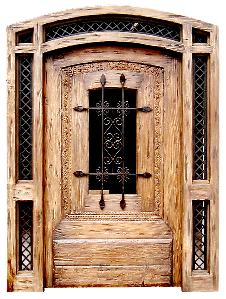 gate with grillwork