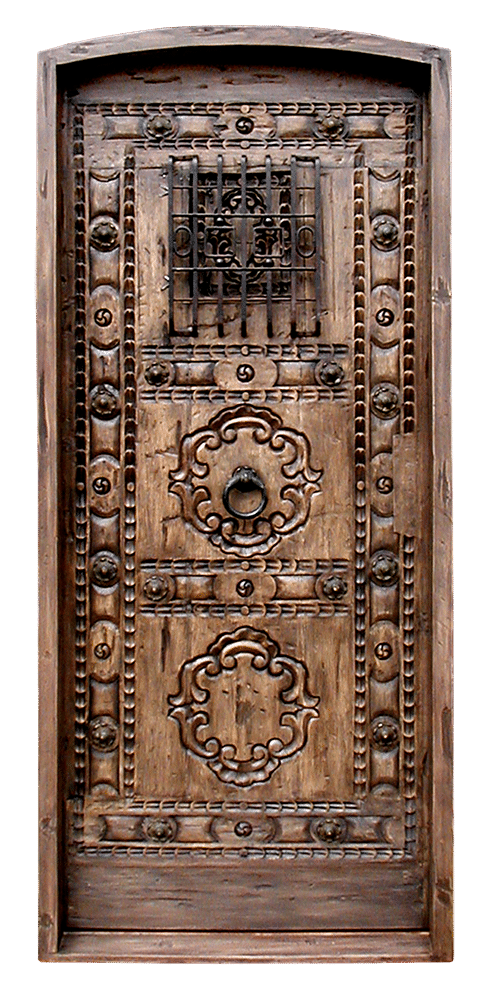 Door with Carving