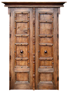 built-in storage cabinet doors