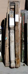 Antique columns used to make Cuba Libre Waiter Station