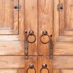 double Dutch doors hardware detail