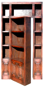 Secret bookshelf door