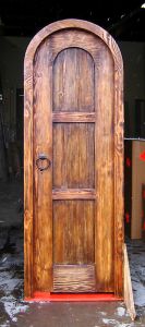 Arched closet door back