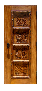 Door with Carved Panels