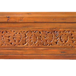 Front of antique carved mantel