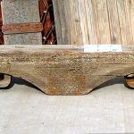 Large antique carved corbel