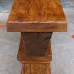 Side of antique corbel table