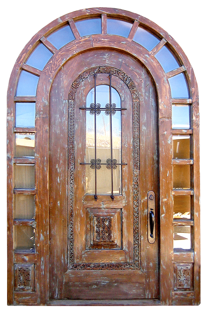 Arched Door with Transom