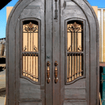 Back of arched door