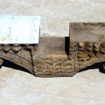 Antique carved corbel