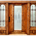 door with sidelights front
