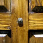 clavos detail on double doors