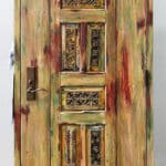 Door with Carved Panels Back