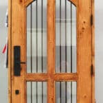 Door with Grill Back with Glass