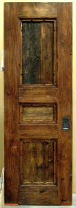 Rustic pocket door front