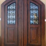 Custom arched front door
