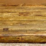 Set of 8 rough hewn wood beams