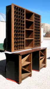 Custom Wine Cabinet angle