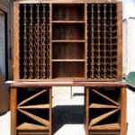 Custom Wine Cabinet front