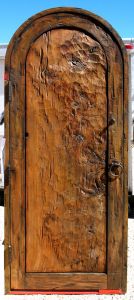arched rustic door