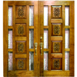 Door with Carving Front
