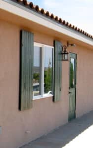 Decorative fixed shutters