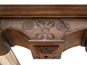 Detail of corbel and column mantel