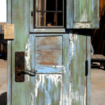 arched door shutter detail