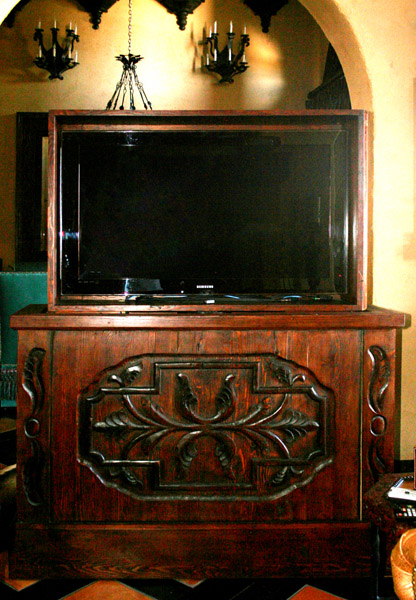 Motorized Pop Up Tv Cabinet La Puerta Originals