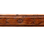Detail of decorative antique beam