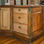 Cabinets with inlaid carving