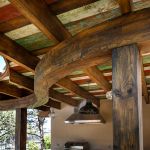 Curved outdoor beam