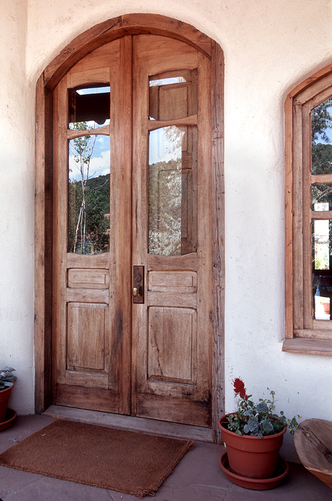 Custom arched French doors