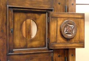 Detail of disk that closes peep window