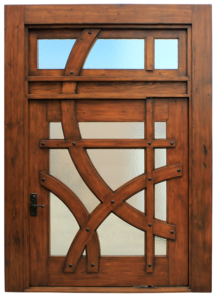 Pintle-Hinged Door with Transom