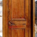 Back of antique Egyptian door