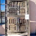antique cabinet doors with carved panels