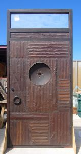Custom quilted tin door back