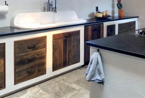 Wabi-Sabi Kitchen Cabinets