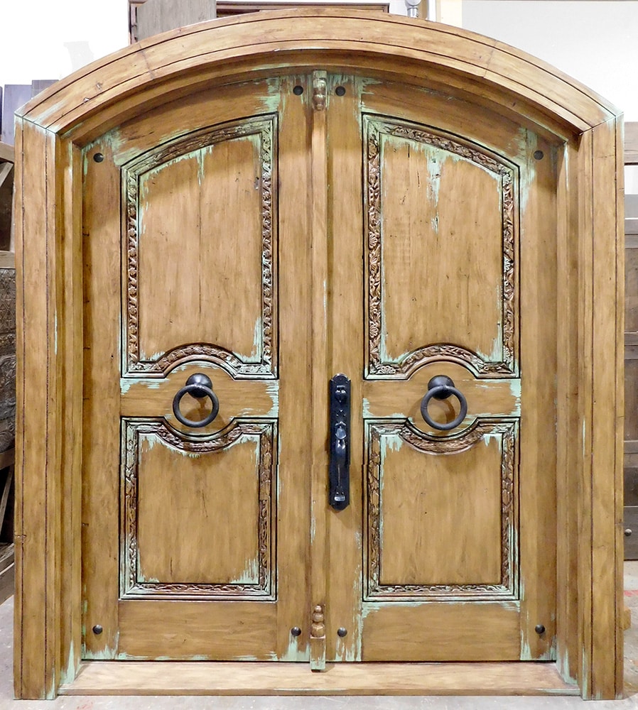Custom arched front door