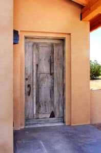 installation rustic front entry