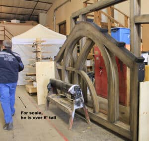 Transom in the finish shop