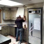 kitchen cabinets installed