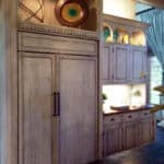 custom kitchen cabinets fridge panels